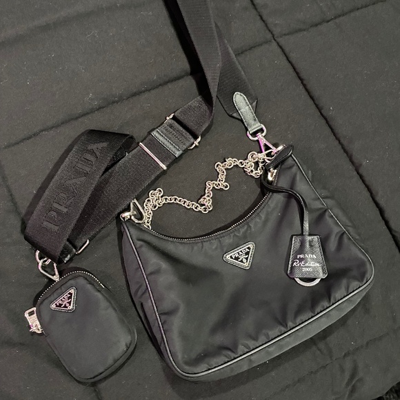 PRADA Re-Edition 2005 Re-Nylon Bag BLACK - Picture 1 of 12